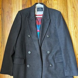 Scotch & Soda Men’s Long Peacoat